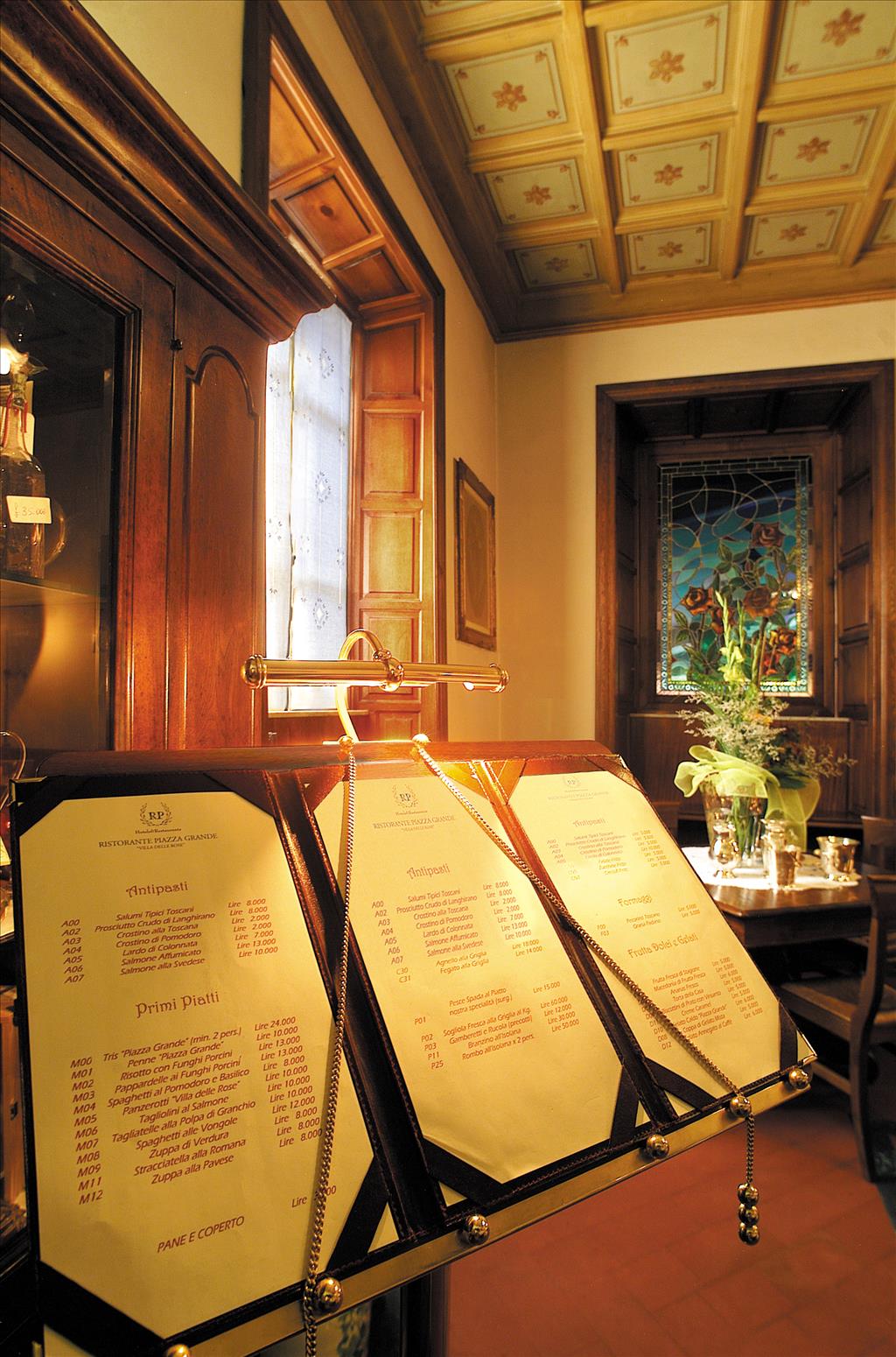 Hotel Villa delle Rose - MenuRistorante